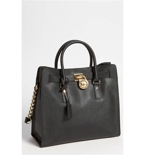 michael kors large hamilton dark dune saffiano tote|hamilton saffiano leather tote bag.